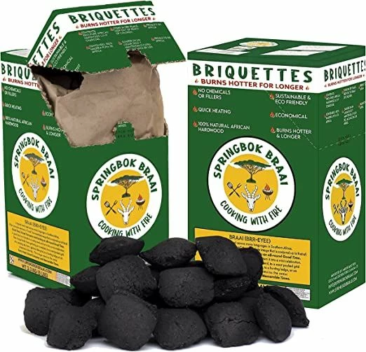 Springbok BRAAI Charcoal Briquettes 3 Springbok BRAAI Charcoal Briquettes