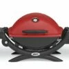 Weber Q 1200 Gas Grill Red Lid 2 Weber Q 1200 Gas Grill Red Lid -JOHNSTONES Sales 51040001