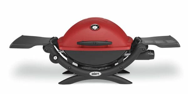 Weber Q 1200 Gas Grill Red Lid 3 Weber Q 1200 Gas Grill Red Lid