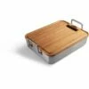 Napoleon S/S Roasting Pan W/ Bamboo Cutting Board 1 Napoleon S/S Roasting Pan W/ Bamboo Cutting Board -JOHNSTONES Sales 56033 stainless steel roastingpan