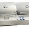 Aurora A830i Gas & Charcoal Combo Grill W/Rear 2 Aurora A830i Gas & Charcoal Combo Grill W/Rear -JOHNSTONES Sales a830i 8eap cb auroa charcoal gas combo