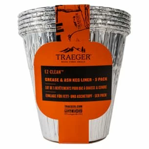 Traeger Grease & Ash Keg Liner 5 Pack 3 Traeger Grease & Ash Keg Liner 5 Pack