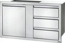 42in X 24in Large Single Door & Triple Drawer