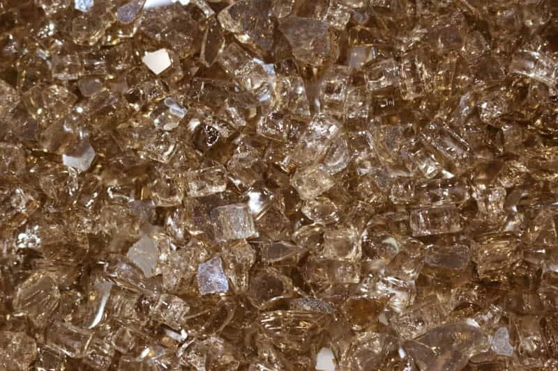 Crushed Fire Glass For Fire Pits - Copper 3 Crushed Fire Glass For Fire Pits - Copper
