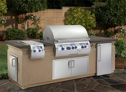 Fire Magic Echelon 790i Island Package With Fridge And Sideburner 3 Fire Magic Echelon 790i Island Package With Fridge And Sideburner