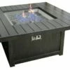 St. Tropez Bronze Patioflame Table Square -JOHNSTONES Sales gpfts48 bz