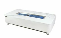 ATHENS PORCELAIN TOP FIRE TABLE - WHITE