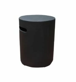 Smooth Round Tank Cover (Black)