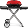 Napoleon TravelQ Red Lid With Scissor Cart 1 Napoleon TravelQ Red Lid With Scissor Cart -JOHNSTONES Sales tq285x